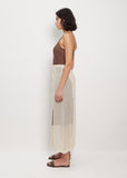 Wool Leno Sheer Skirt