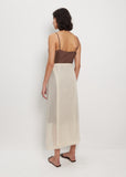 Wool Leno Sheer Skirt