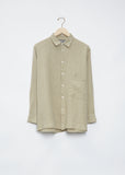 Elma Linen Shirt — Khaki Beige