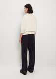 Polo Cropped Sweatshirt