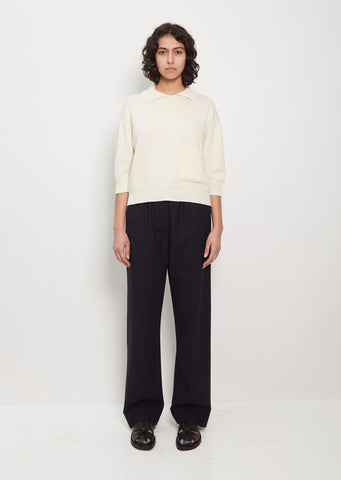 Wool Pull On Trouser
