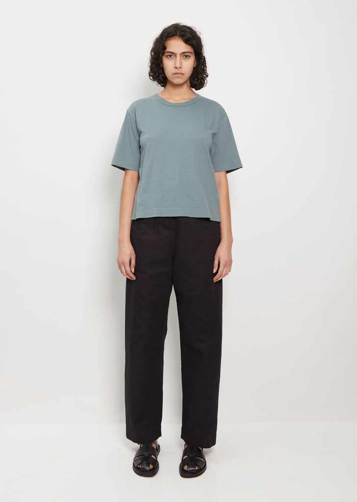 Organic Cotton & Linen Simple T-Shirt