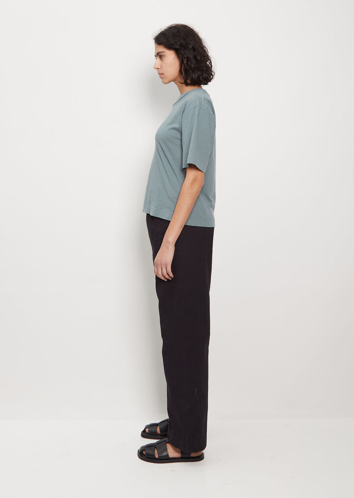 Organic Cotton & Linen Simple T-Shirt
