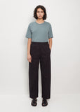 Cotton Wide Leg Jogger