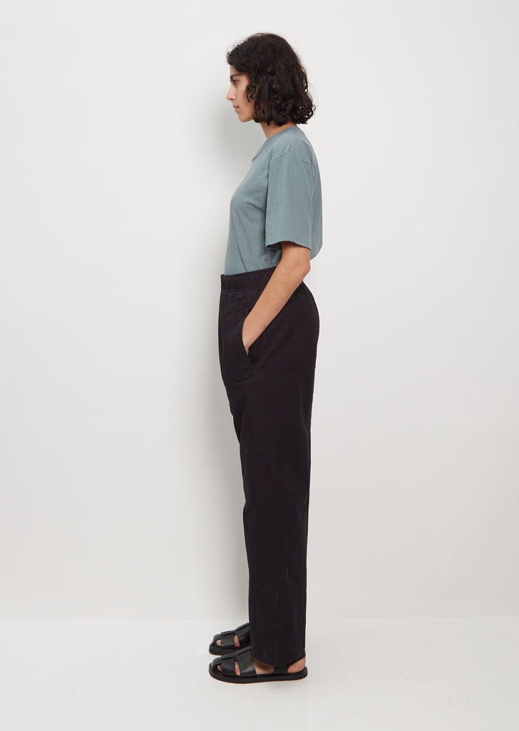 Cotton Wide Leg Jogger