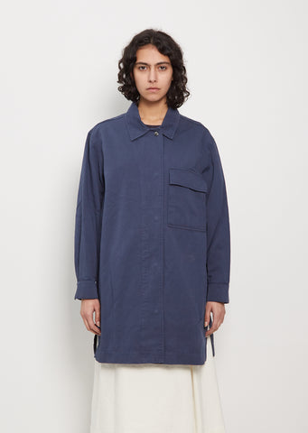 Cotton & Linen Military Overshirt