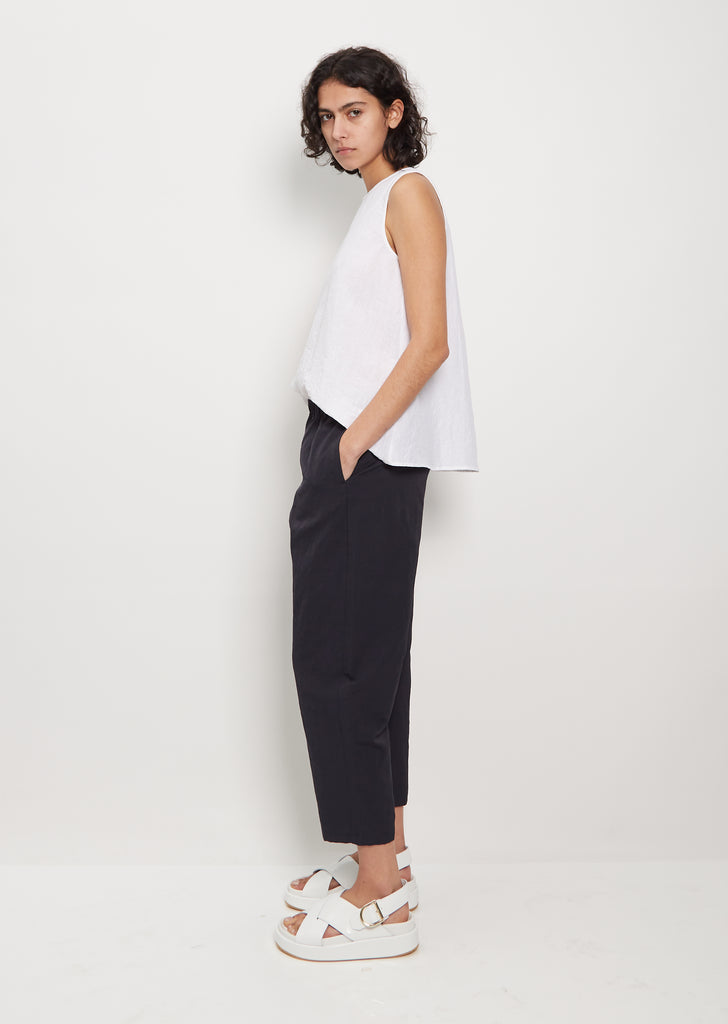 Tapered Pullon Trousers — Dark
