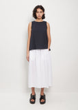 Linen Sleeveless Top — Dark