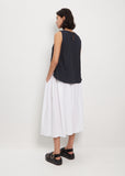 Linen Sleeveless Top — Dark