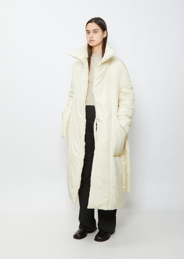 Wadded Wrapover Coat