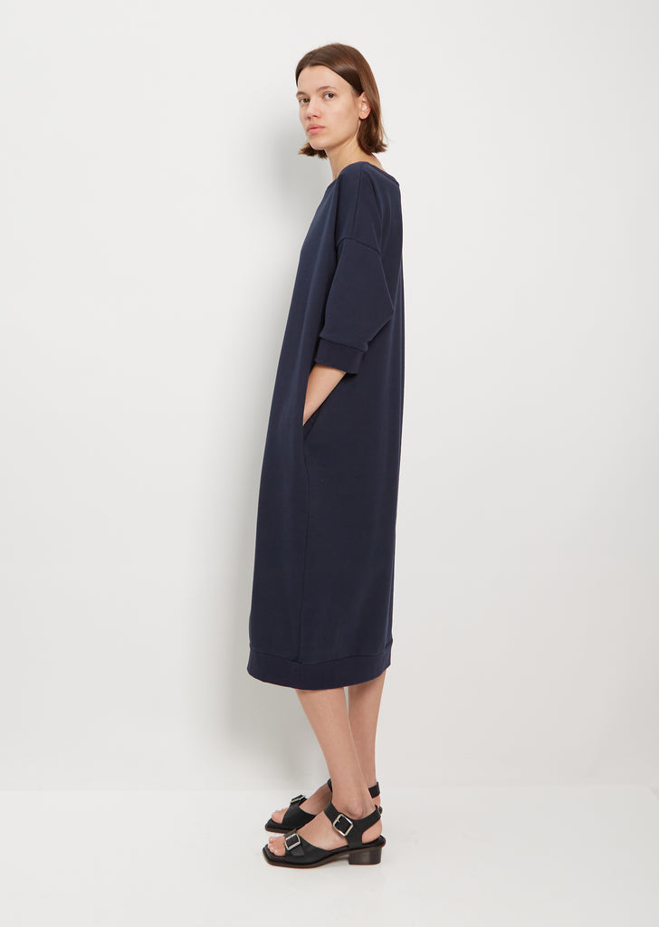 Ivy Sweatshirt Dress — Navy