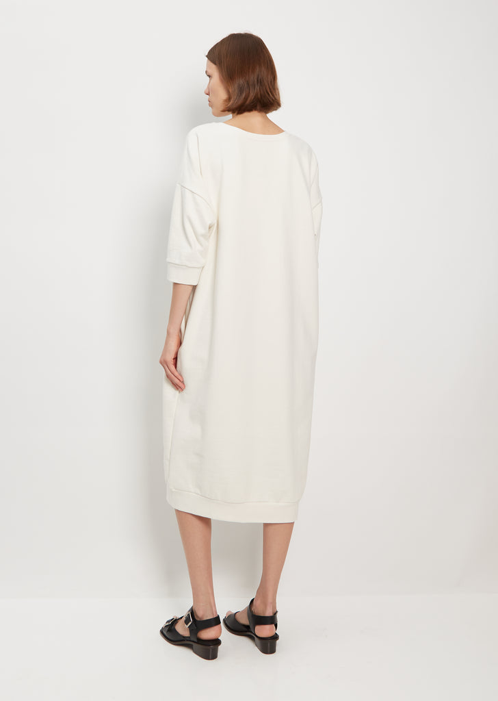 Ivy Sweatshirt Dress — Chalk