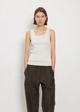Didion Rib Tank — Dove