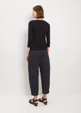 Didion Rib Tee — Black