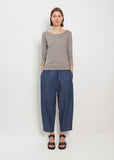 Didion Rib Tee — Slate Grey