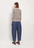 Didion Rib Tee — Slate Grey