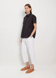 Tapered Pullon Trousers — White