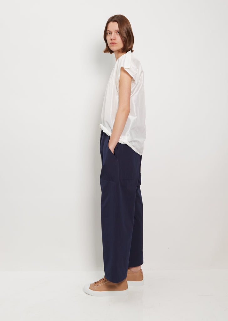 Folk Leather Sneaker — Sahara