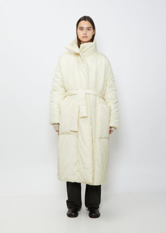 Wadded Wrapover Coat