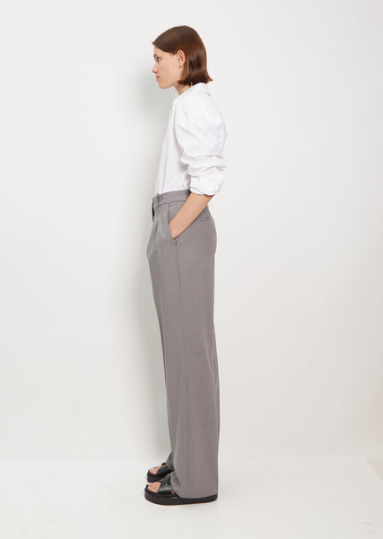 パンツ Mm Studio Sand Viscose Blend Dula Pant Jil Sander Double-pleated Japanese Cotton Palazzo Pants with