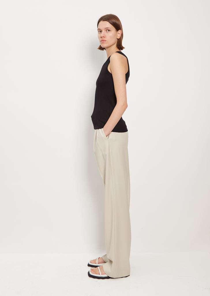 Limba Cotton Tank Top — Black