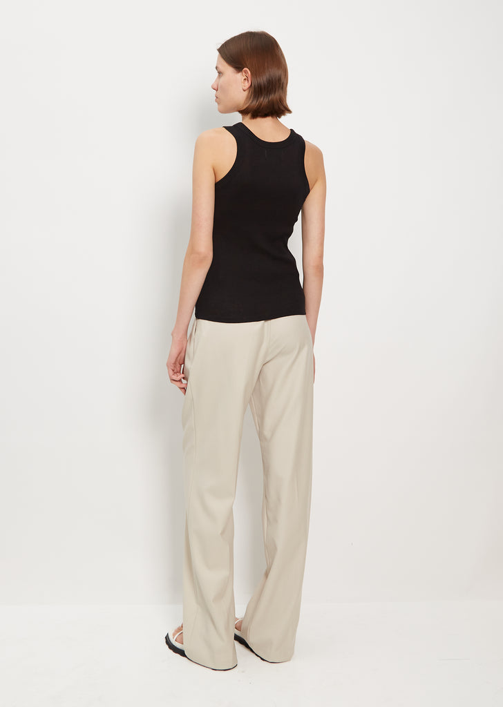 Limba Cotton Tank Top — Black