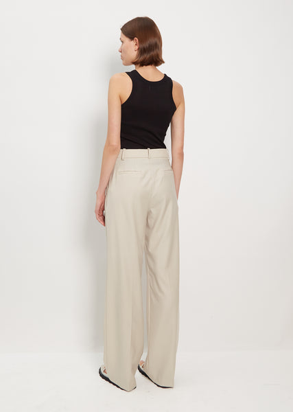 Sbiru Wool Pants — Beige