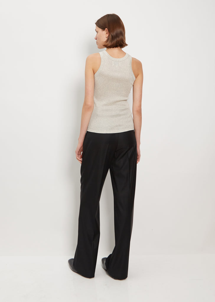 Limba Cotton Tank Top — Grey Melange