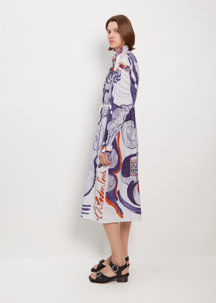 Angkasapura Cotton Shirt Dress