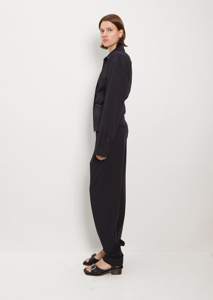 Loose Suit Wool Pant