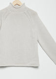 Merino Wool Rollneck — Pearl