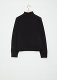 Merino Wool Rollneck — Black