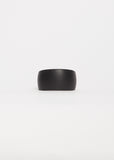 Curved Coated Bracelet — Black