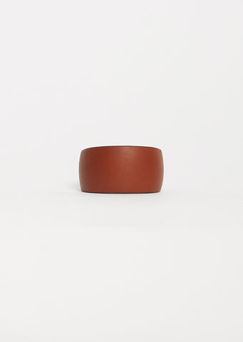 Curved Coated Bracelet — Dark Honey