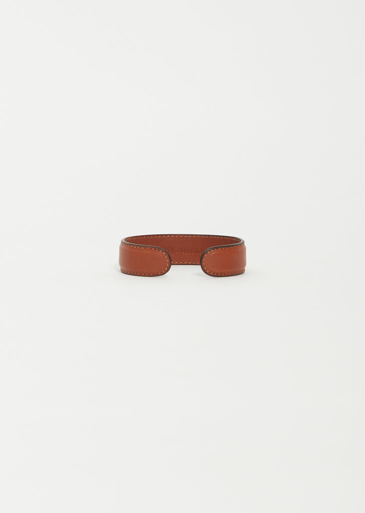 Small Plat Gaine Bracelet — Dark Honey