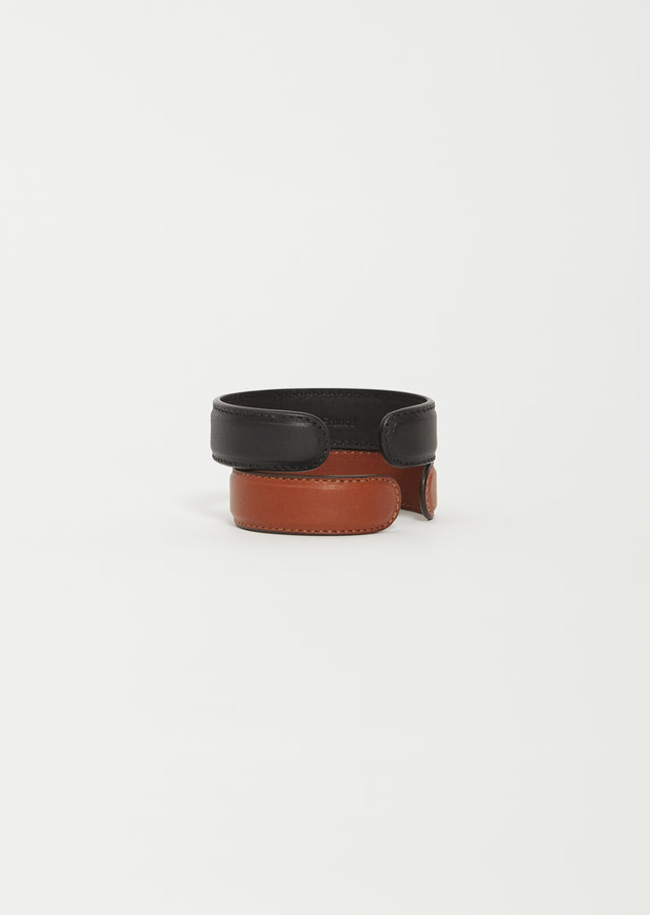 Small Plat Gaine Bracelet — Black
