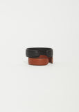 Small Plat Gaine Bracelet — Black
