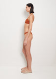 Undici Low Waist Bikini — Terracotta