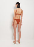 Undici Low Waist Bikini — Terracotta