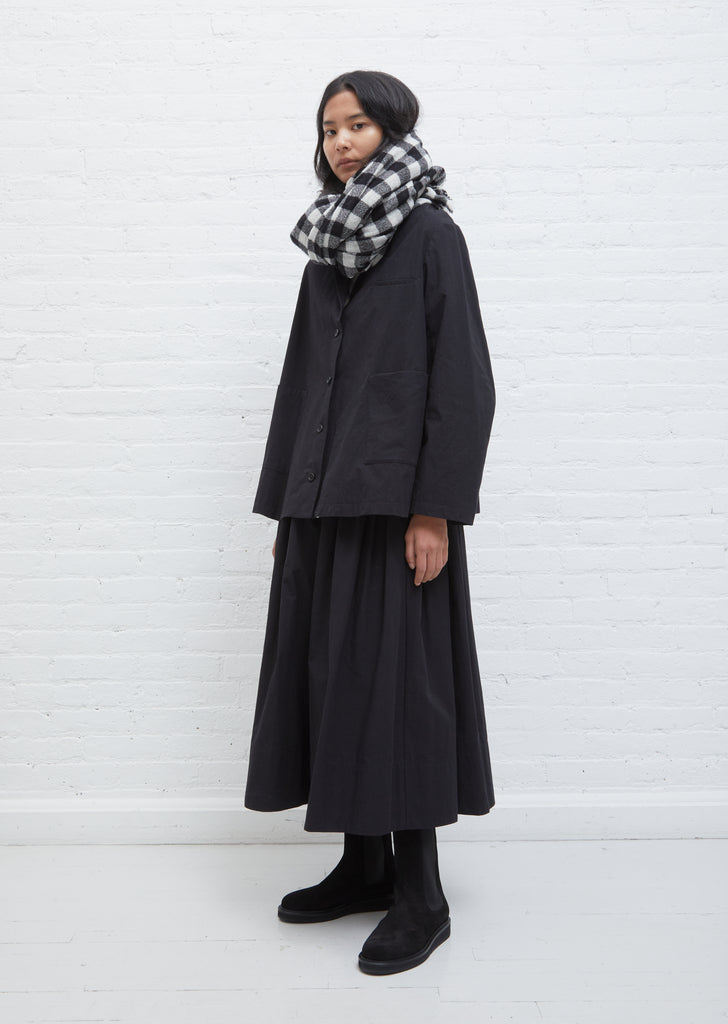Checkered Cashmere Scarf