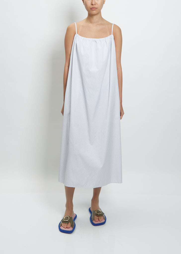 Sun Dress — Navy Stripe