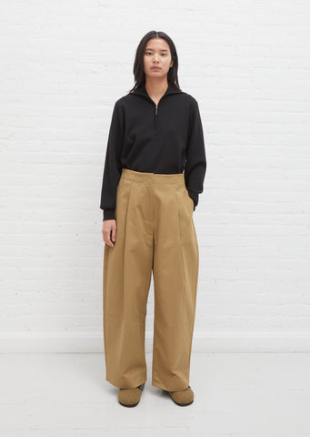 Dordoni Cotton Pants — Almond