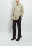 Elma Linen Shirt — Khaki Beige