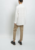Elma Linen Shirt — Off-White