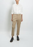 News Edit Trousers — Khaki Beige