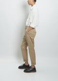 News Edit Trousers — Khaki Beige