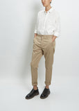 News Edit Trousers — Khaki Beige