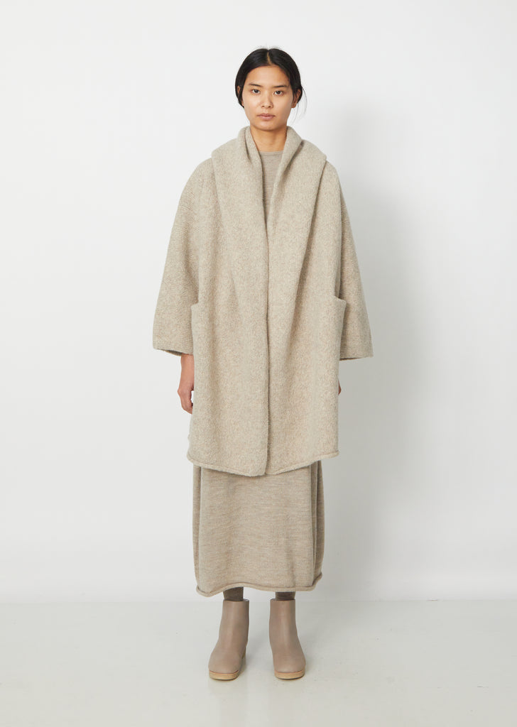 Capote Coat — Ecru