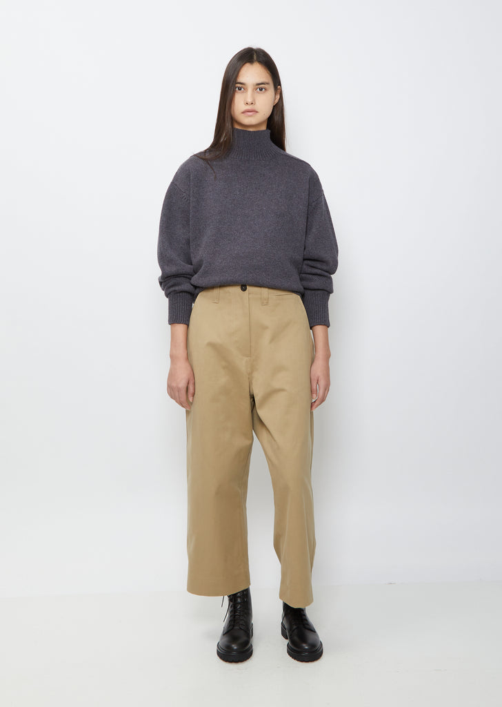 Asher Cotton Pant — Tan