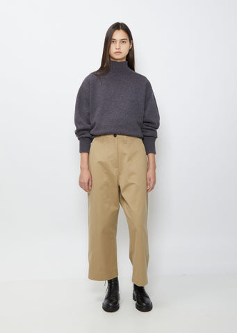Asher Cotton Pant — Tan